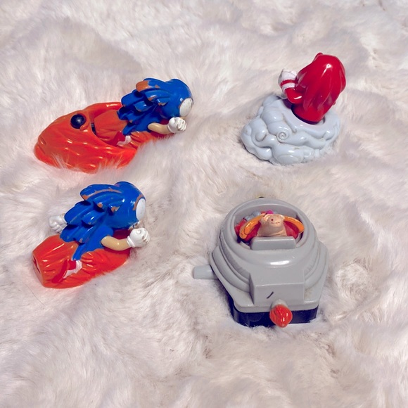 1993 SEGA McDonald's Sonic Promotion: Sonic, Knuckles, and Dr Robotnik/Eggman. - Picture 5 of 6